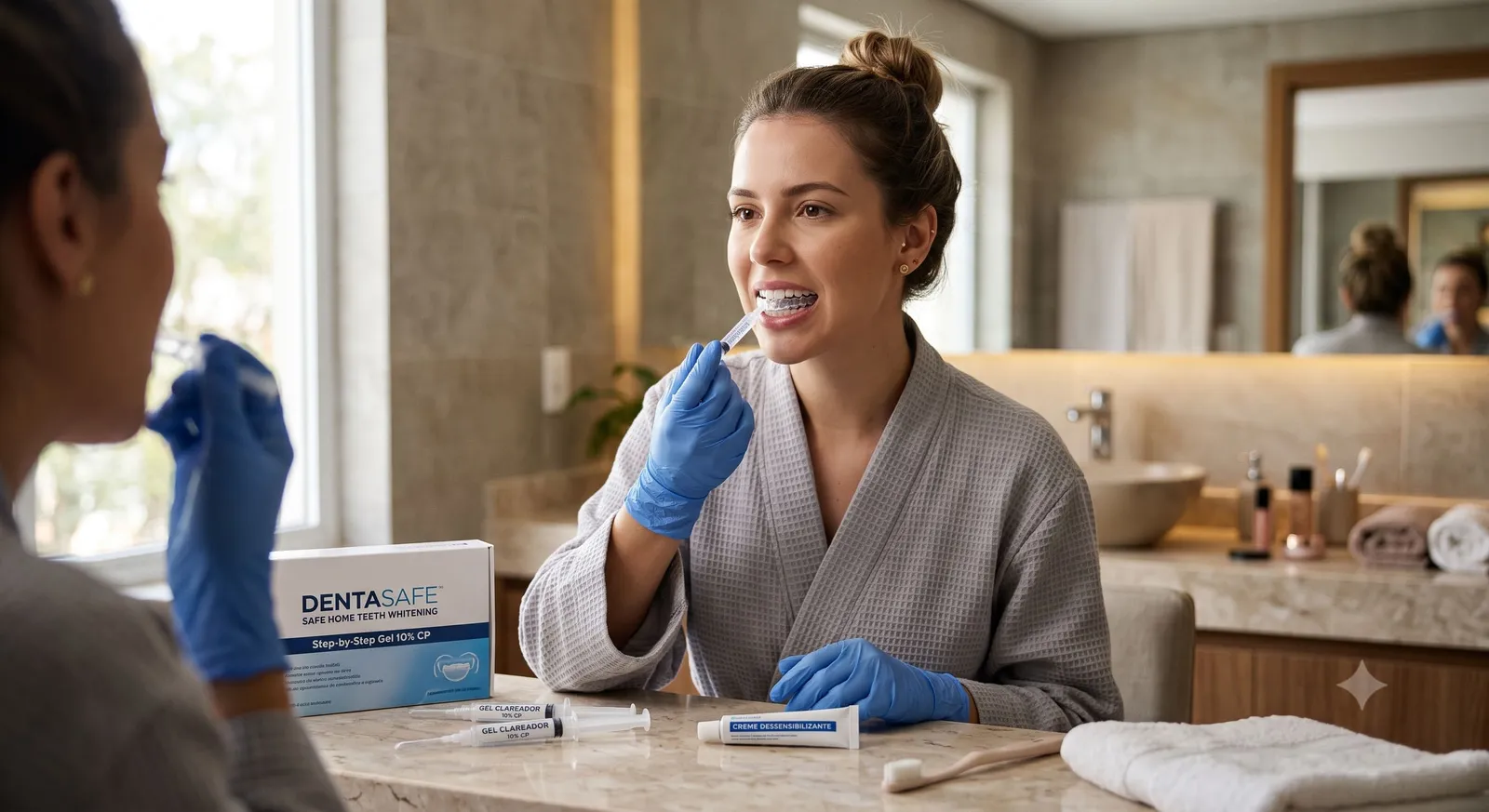 Como fazer clareamento dental caseiro com segurança